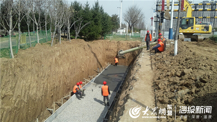 廣饒縣城區排水防澇能力提升工程全面開工，筑牢城市安全防線